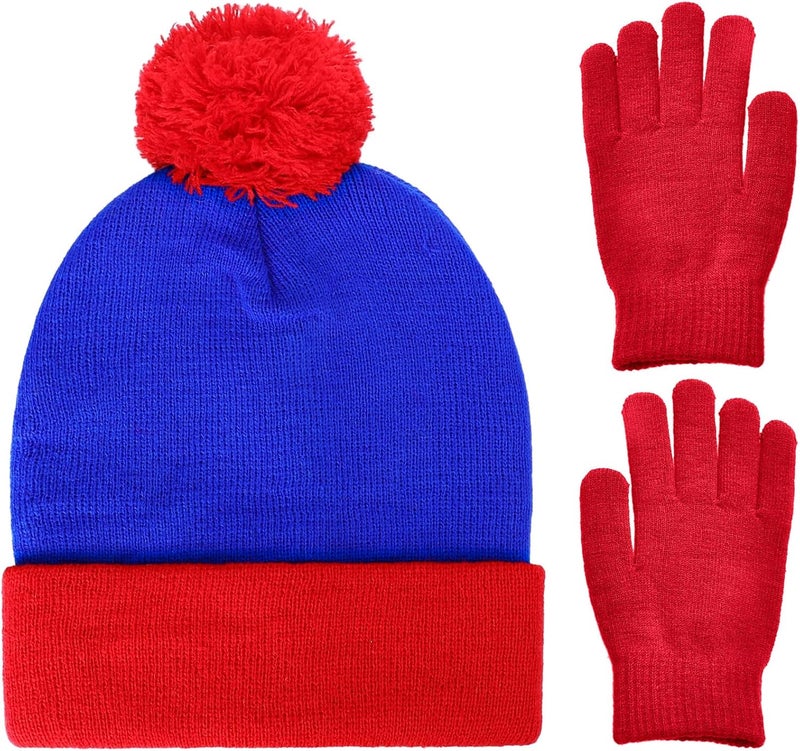 Shinymoon Beanie Hat Knit Pom Halloween Character Cosplay Winter Headwear Knitted Pompom Women Men's Novelty Cute Warm Caps - Image 1